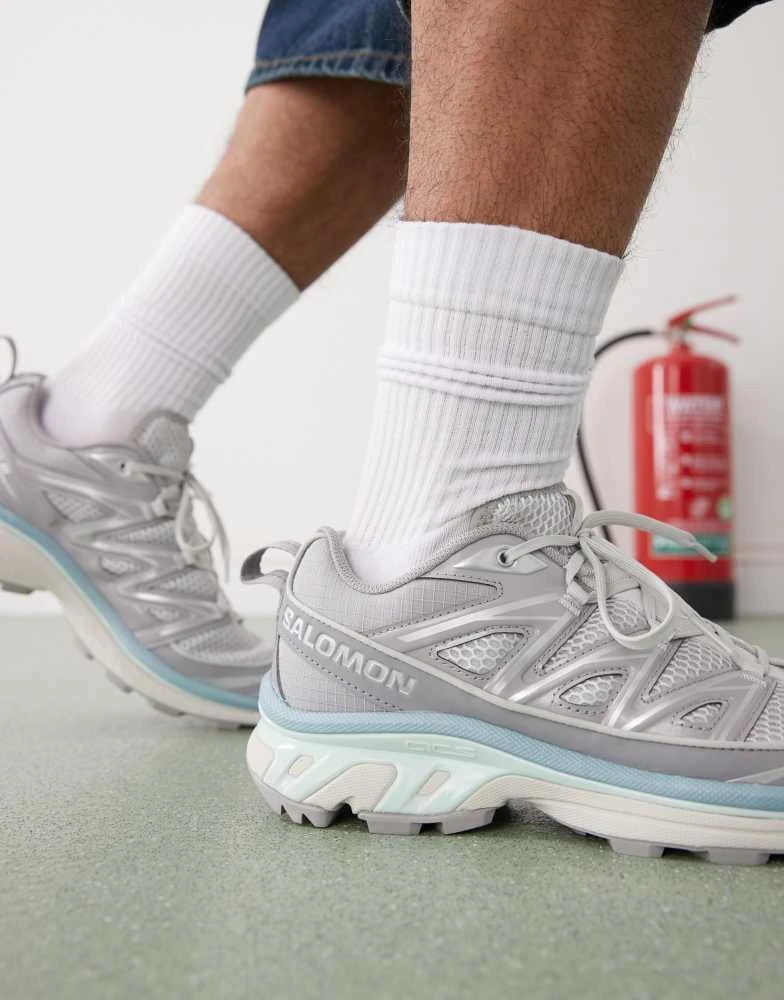 Salomon Salomon XT-6 Expanse trainers in silver and blue 5