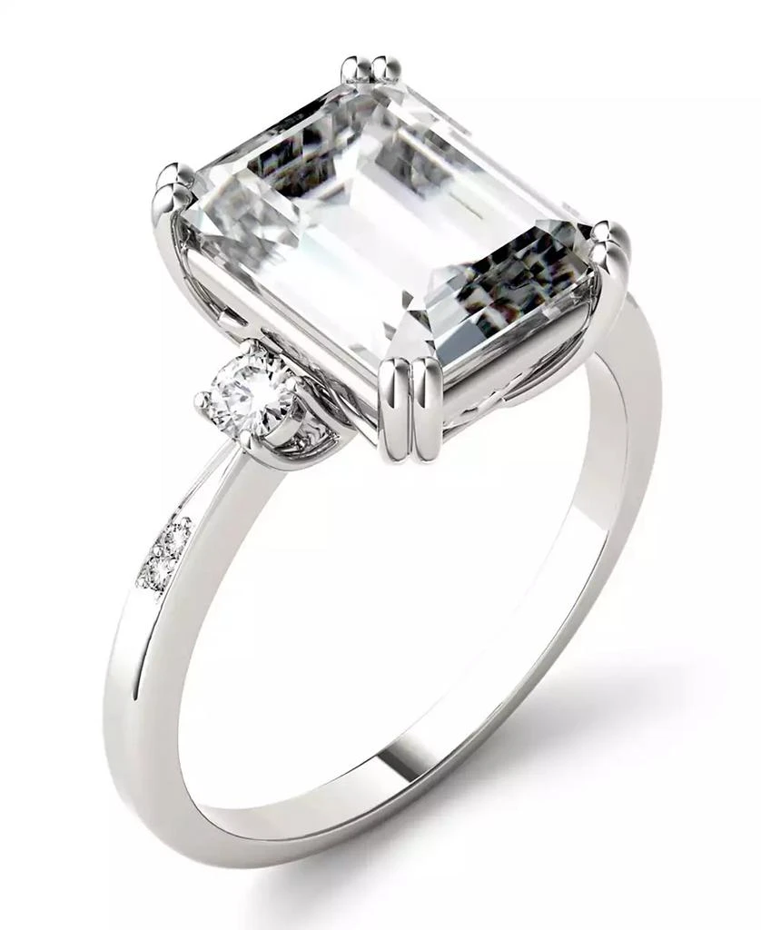 Charles & Colvard Moissanite Emerald Engagement Ring (3-3/4 ct. tw.) in 14k White Gold 1