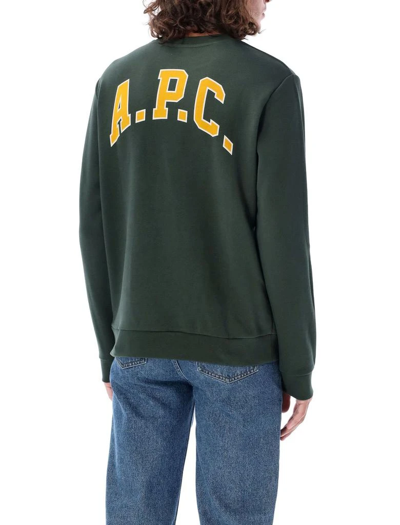 A.P.C. A.P.C. Logo-Printed Crewneck Sweatshirt 2