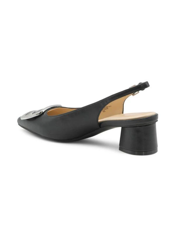 Adrienne Vittadini Gert 51MM Faux Leather Slingback Pumps 3