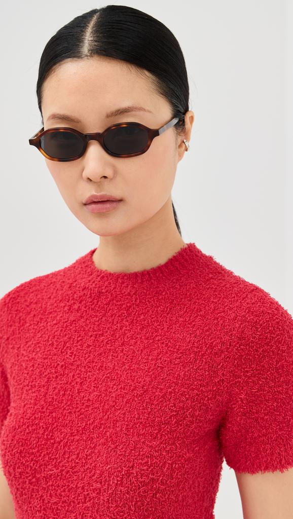 Illesteva Munich Havana with Grey Flat Lenses