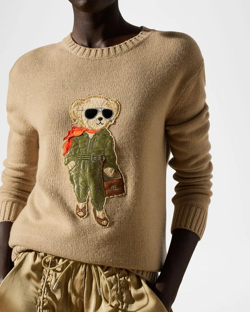 Ralph Lauren Aviator Polo Bear Cashmere Sweater 6