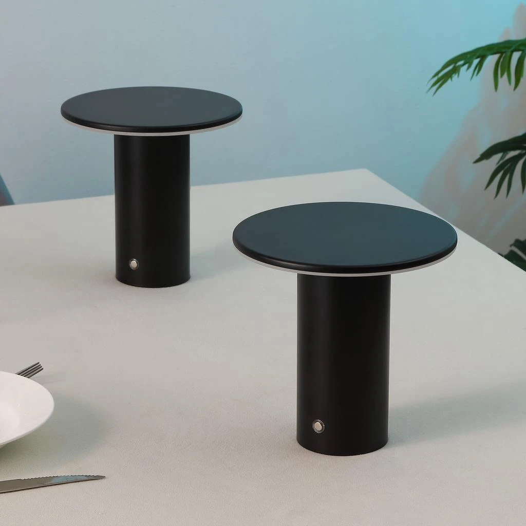JONATHAN Y Gio Modern Minimalist Column Rechargeable/Cordless Dimmable Integrated LED Table Lamp with Touch Sensor 6