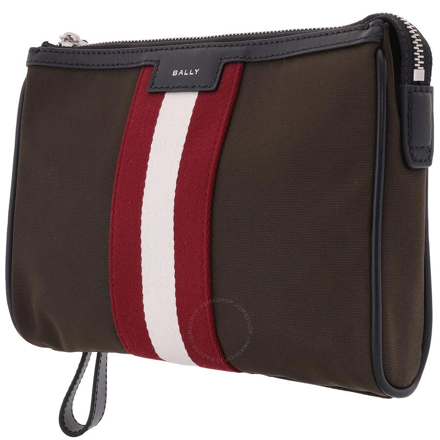 Bally Logo-Tape Striped Clutch Bag 3