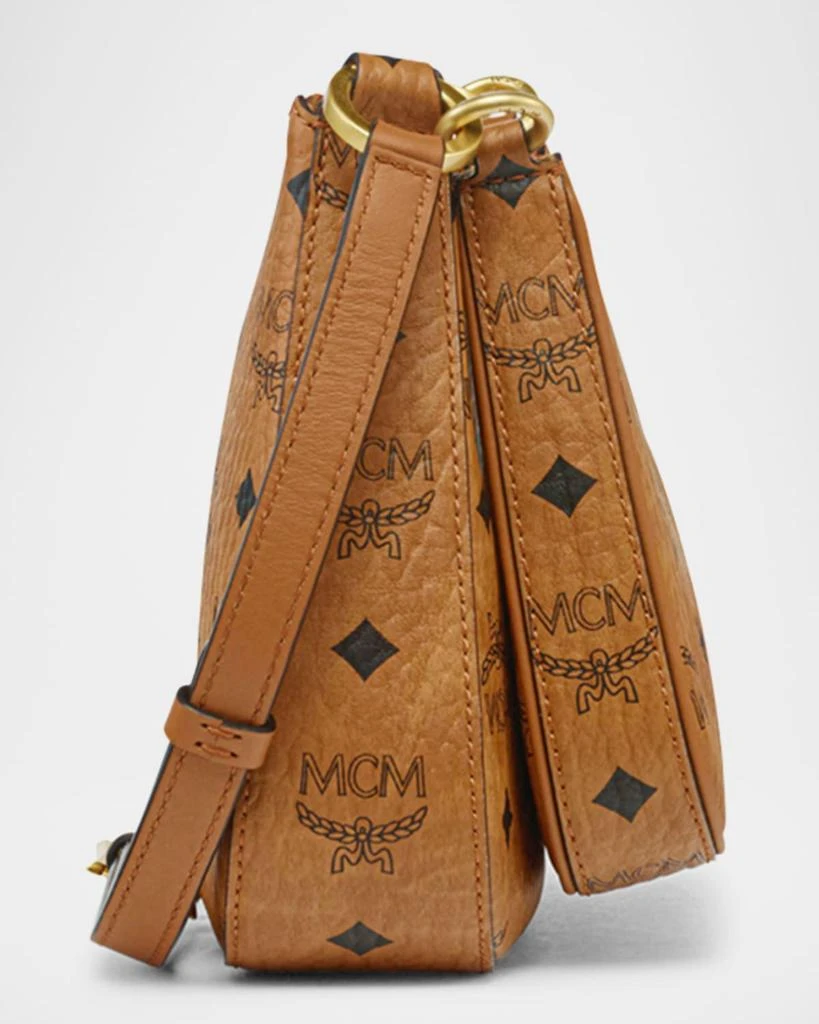 MCM Aren Small Visetos Zip Shoulder Bag 4