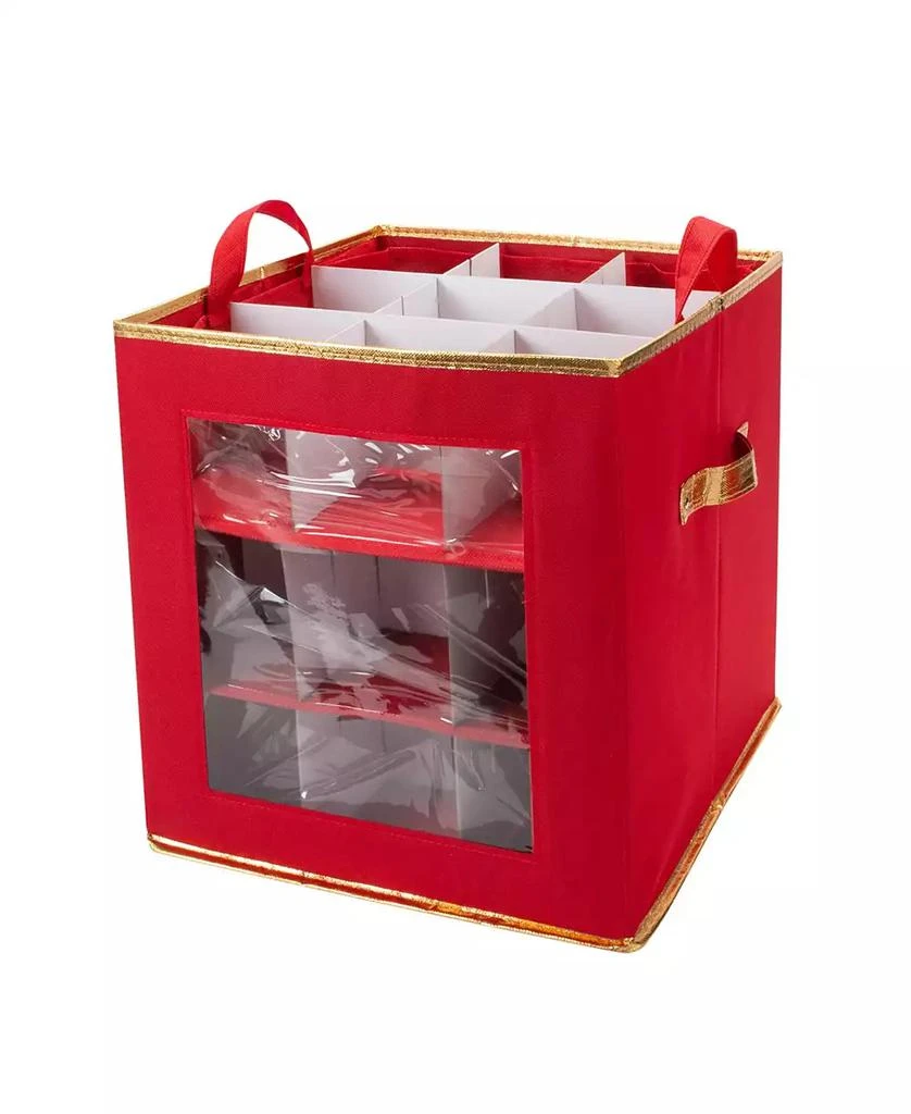 Simplify 27 Count Large Ornament Storage Box With See Through Window 6