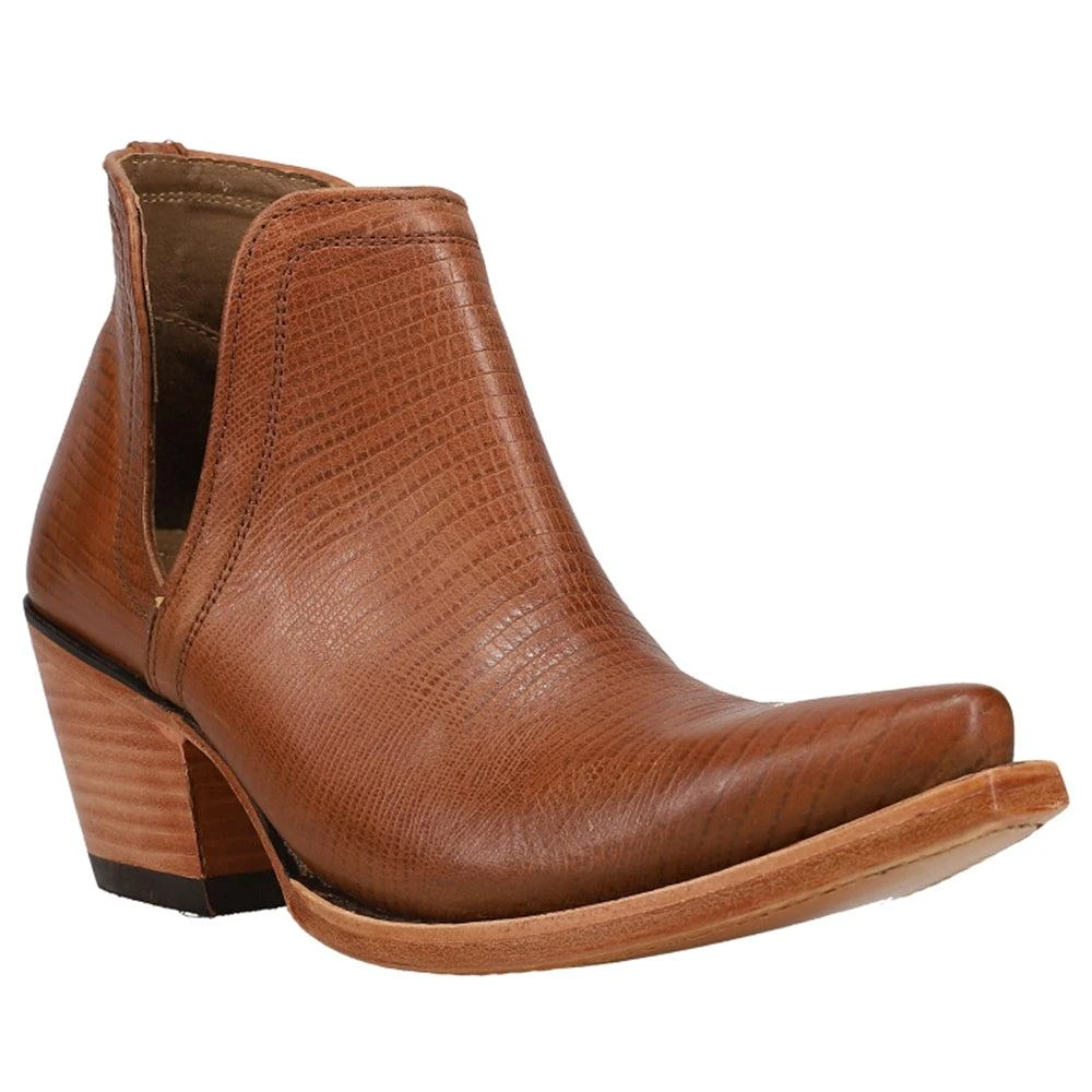 Ariat Dixon Studded Animal Print Snip Toe Cowboy Booties 2