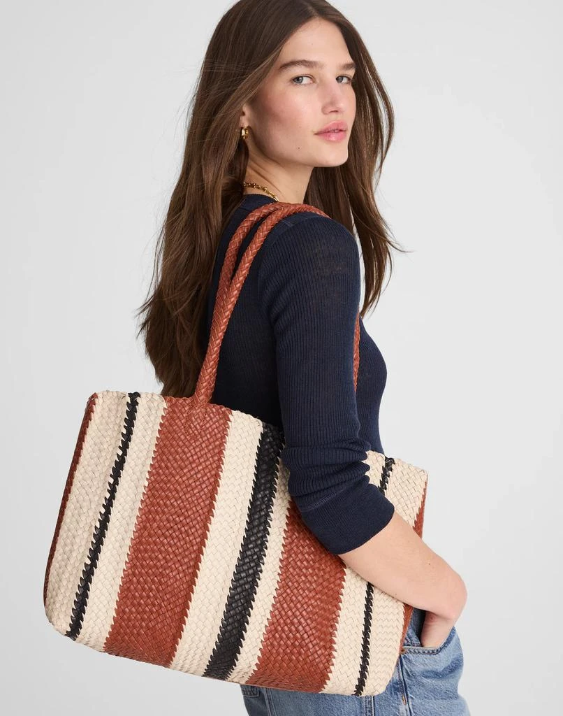 Madewell The Handwoven Leather Tote 2