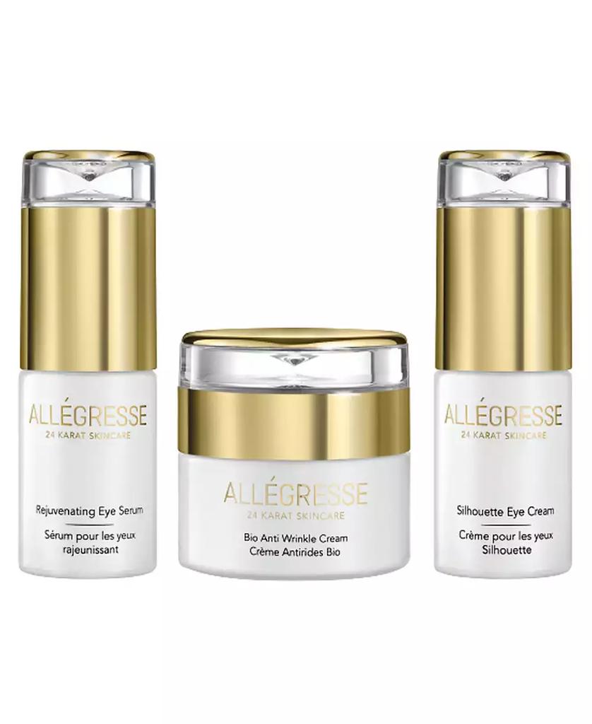 Allegresse 24 Karat Skin Care Allegresse 24K Skincare Eye and Anti Aging 3 Piece Set