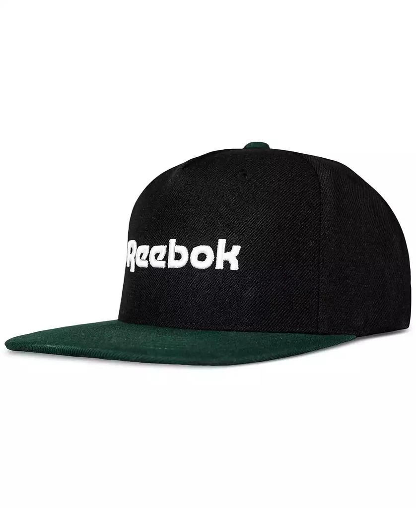 Reebok Men's Logo Embroidered Flat-Brim Snapback Hat 3