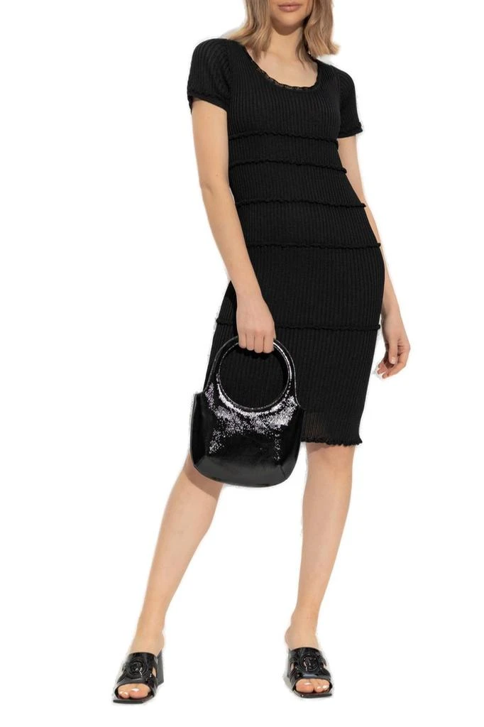 DSQUARED2 Dsquared2 Short-Sleeved Midi Ribbed Dress 4