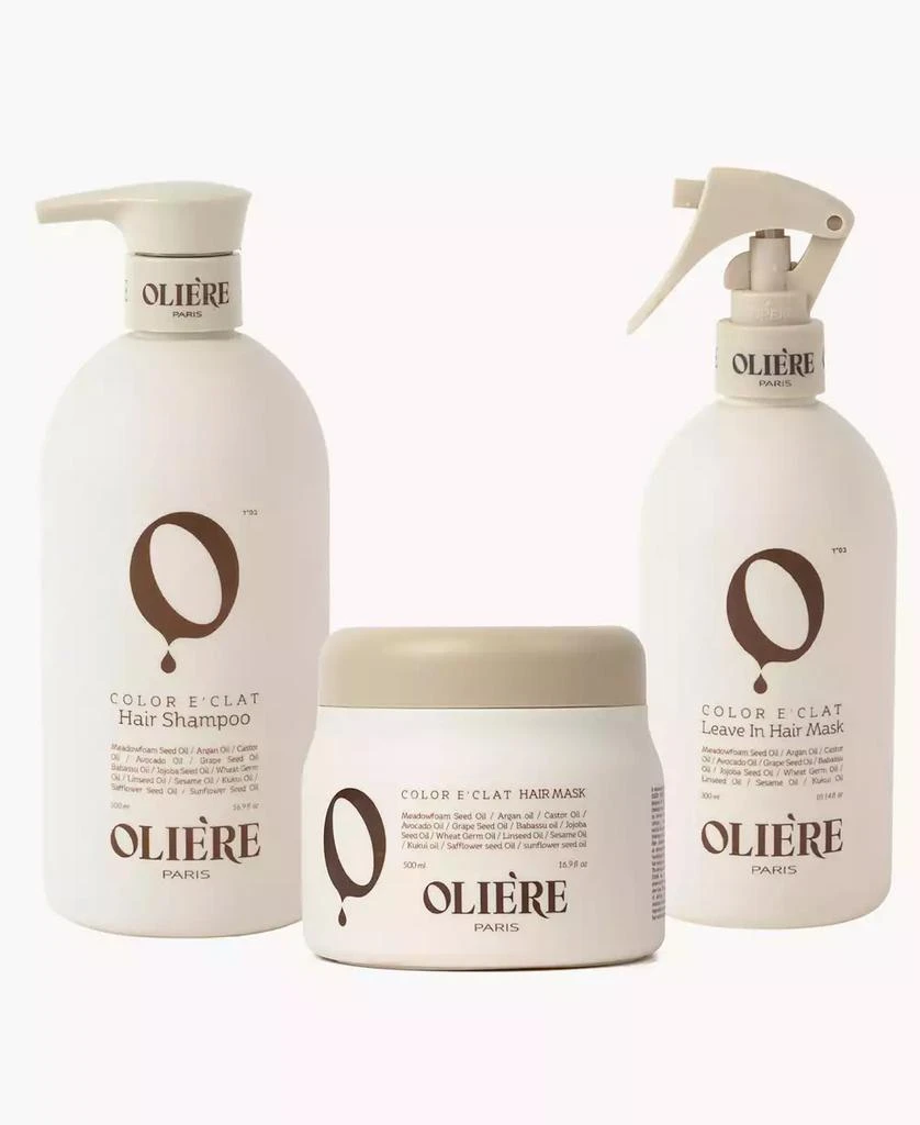Oliere Paris Color Eclat Essential Color-Care Hair Care Trio $219 Value