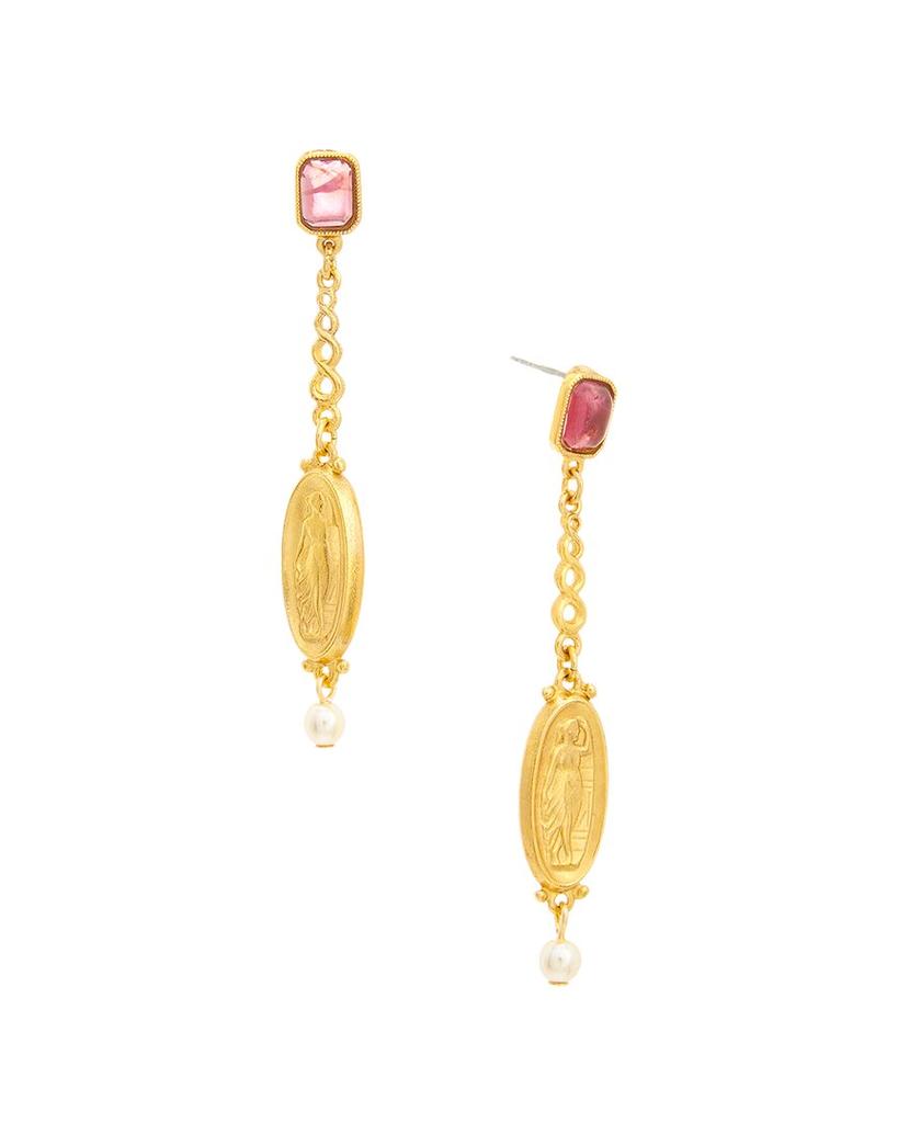 BEN-AMUN 24K Plated Earrings