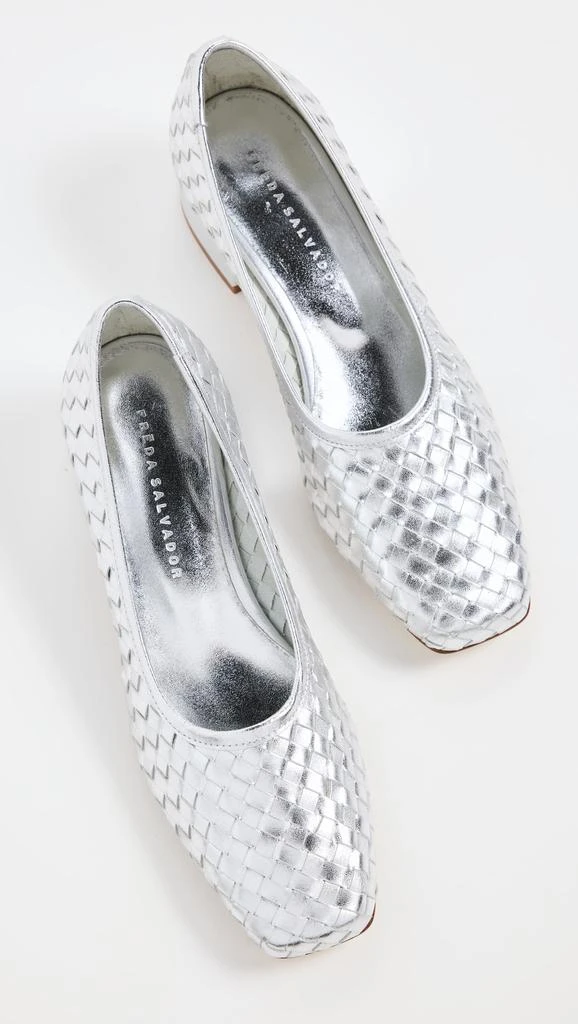 Freda Salvador Jayla Woven Ballet Heels 4