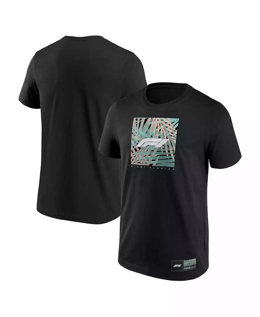 Formula 1 Men's Black Miami Palms Infill T-Shirt