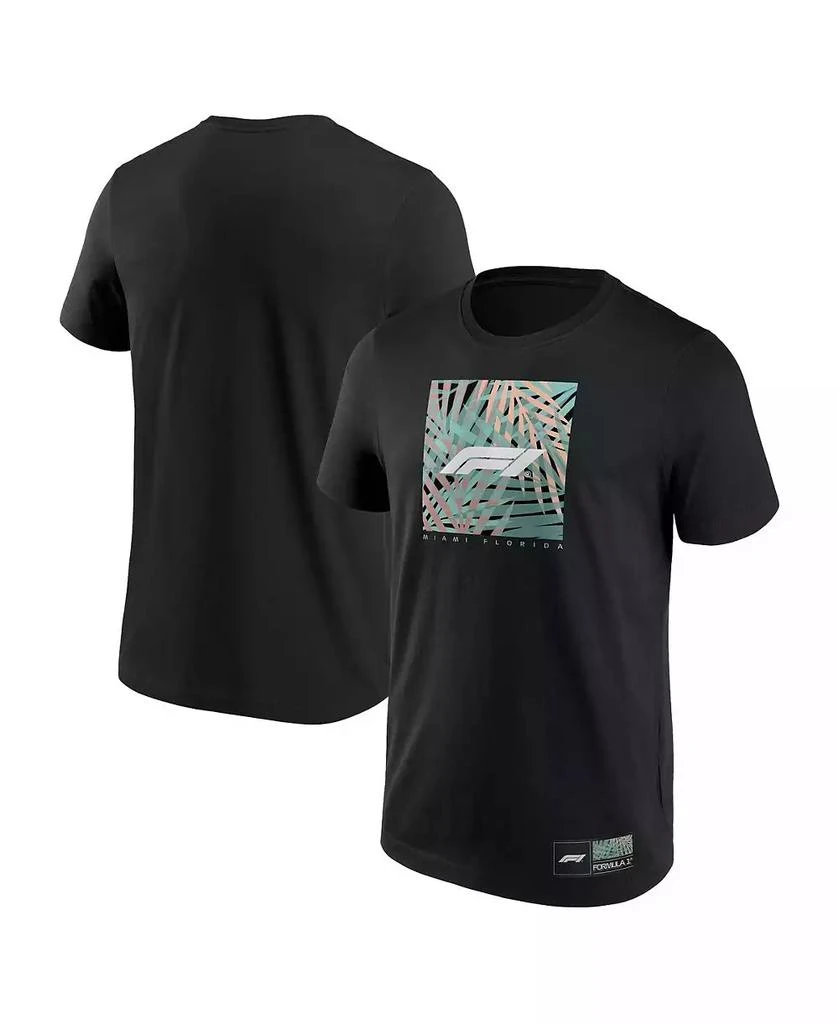 Formula 1 Men's Black Miami Palms Infill T-Shirt 1