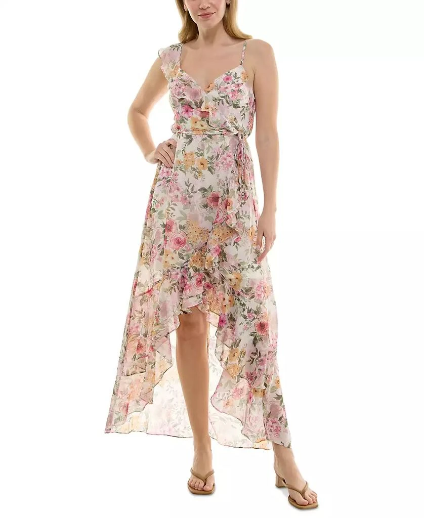 Shop Juniors' Ruffle-Trim High-Low Wrap Dress on Sale at BeyondStyle  Get  49% Off Juniors' Ruffle-Trim High-Low Wrap Dress with Limited-Time Flash  Deals, Exclusive Discounts, and Special Offers. Enjoy Unbeatable Savings on