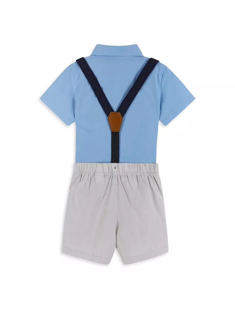 Andy & Evan Baby Boy's 4-Piece Shirt & Shorts Suspender Set 2