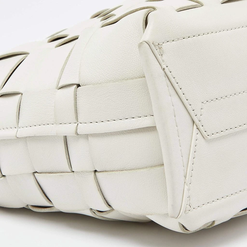 3.1 Phillip Lim 3.1 Phillip Lim Off White Woven Leather Mini Odita Lattice Bucket Bag 12