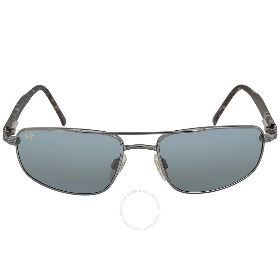 Maui Jim Kahuna Polarized Grey-Black Pilot Men's Sunglasses 162-02 59 1