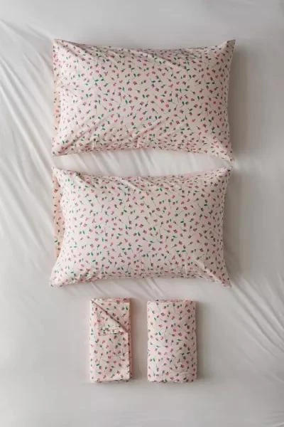 Urban Outfitters Rosebud Floral Sheet Set 5