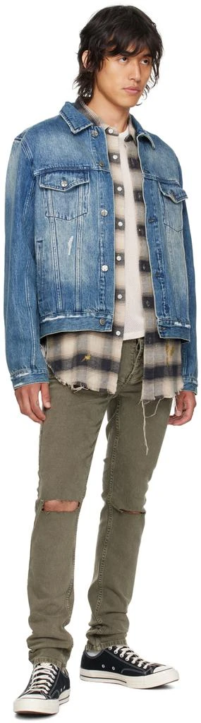Ksubi Blue Classic Denim Jacket 4