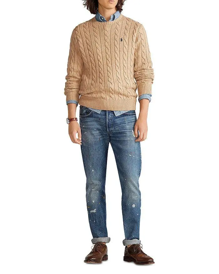 Ralph Lauren Cable Knit Cotton Sweater 2