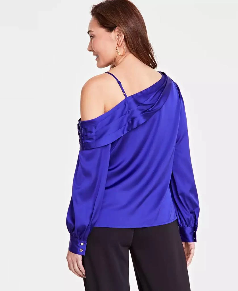 INC International Women's Lace-Shoulder Long-Sleeve Blouse, Created for Macy's 2