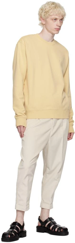 AMI Paris Yellow Ami de Cœur Sweatshirt 4