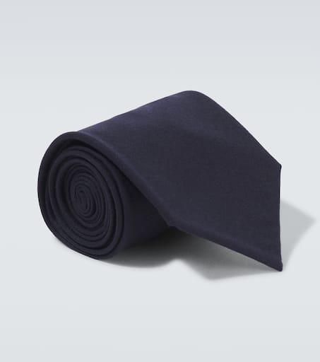 Thom Sweeney Wool and cashmere tie