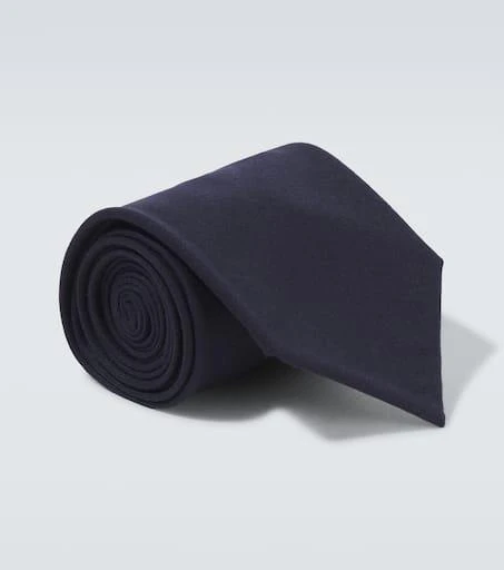 Thom Sweeney Wool and cashmere tie 1