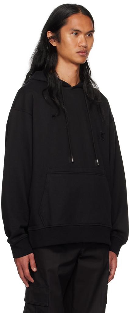 WOOYOUNGMI Black Crown Back Hoodie