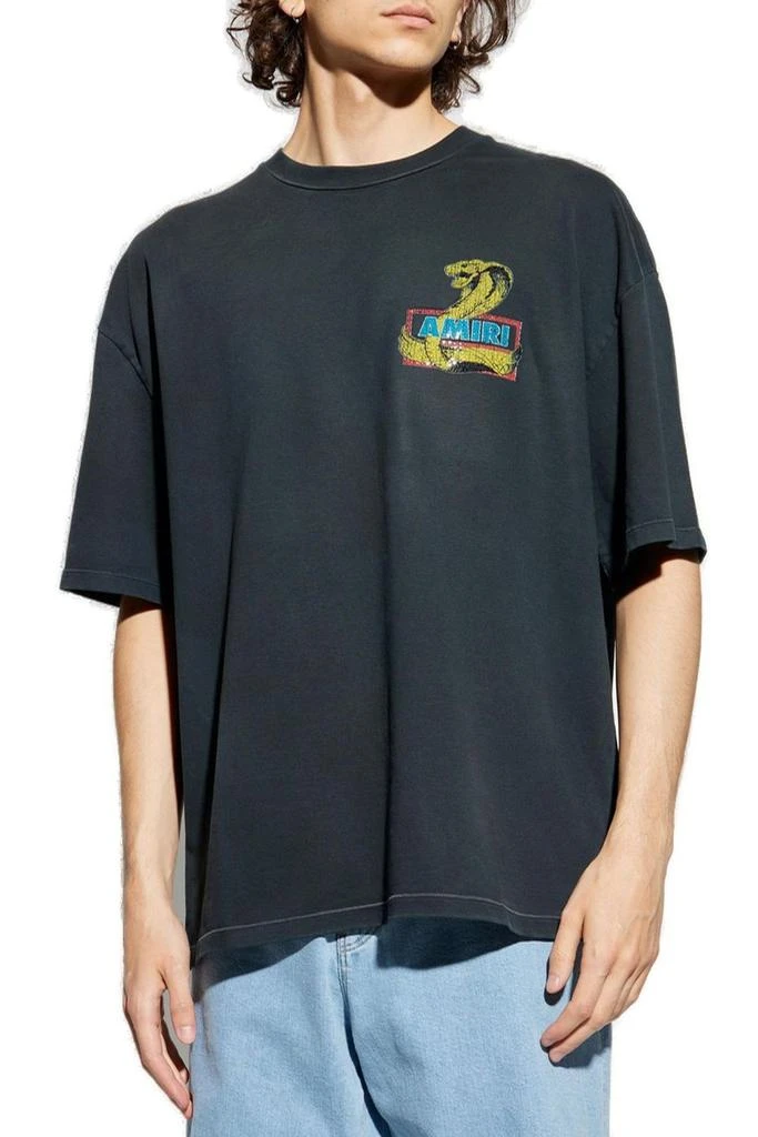AMIRI Amiri Crystal Cobra Oversized T-Shirt 2
