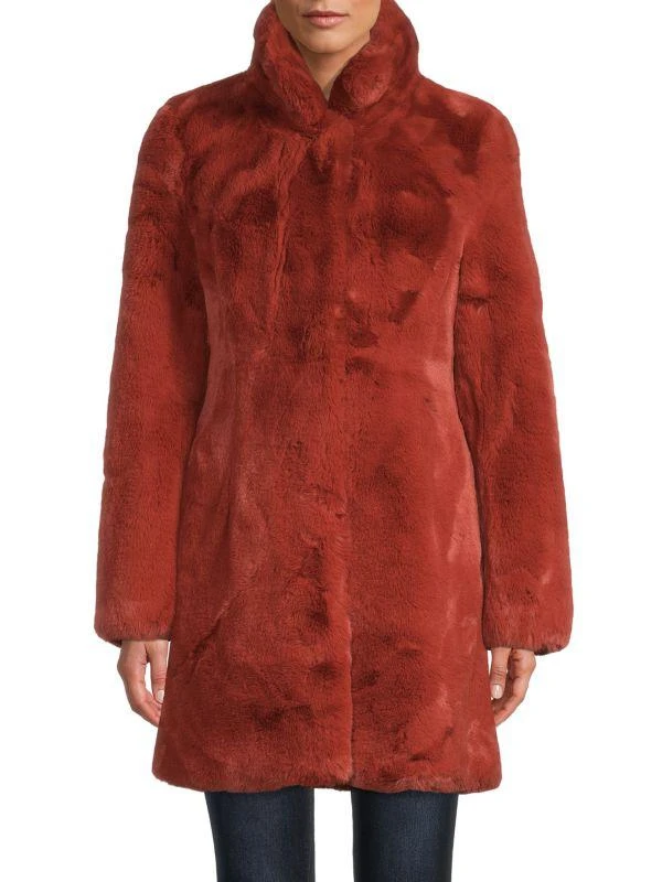 BELLE FARE Oversized Faux Fur Coat 1