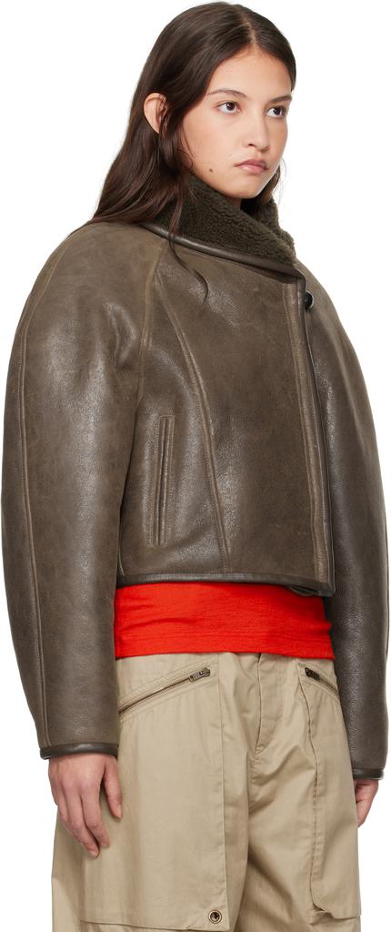 Isabel Marant Brown Aris Shearling Jacket