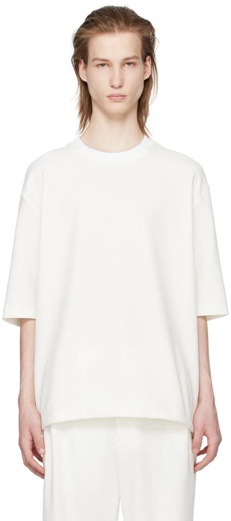 Solid Homme Off-White Drawstring T-Shirt 1