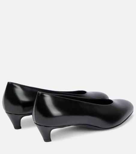 The Row Almond leather pumps 3