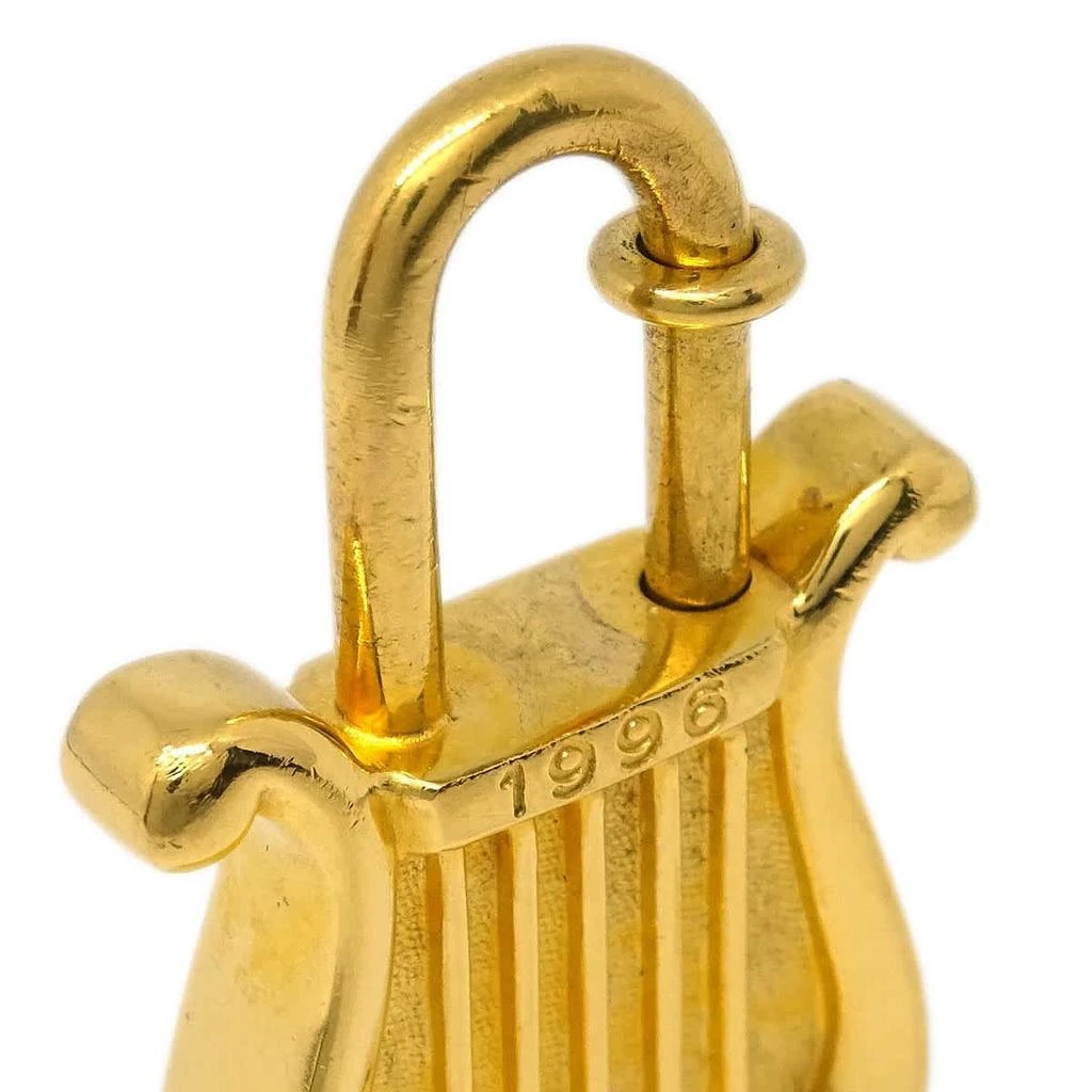 Hermes Harp Cadena Padlock 1996 Limited Metal Design _Plated Charms And Keychains Accessory (Pre-Owned) 3