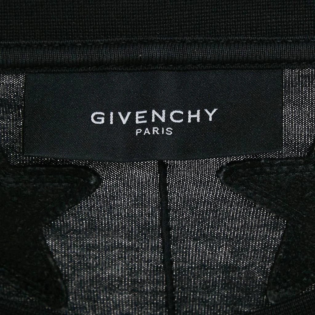 Givenchy Givenchy Black Cotton Star Quilt Detail T-Shirt L 6