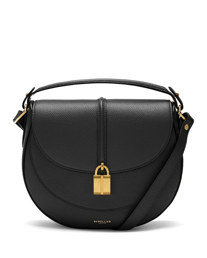 Demellier Siena Small Leather Saddle Bag 1