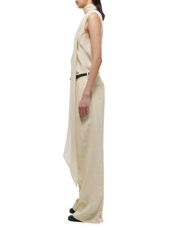 Helmut Lang Silk Sleeveless Scarf Top 3