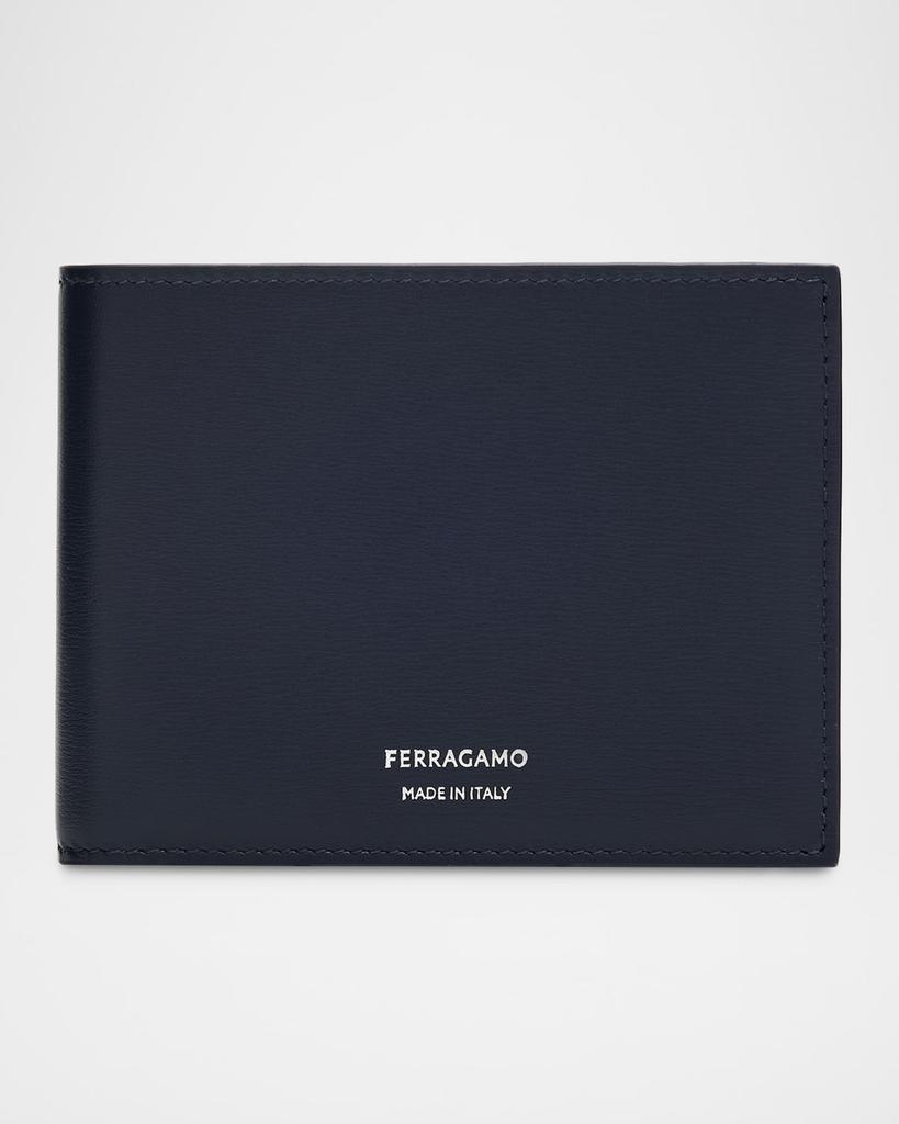 Salvatore Ferragamo Men's Florence Palmellato Calfskin Bifold Wallet