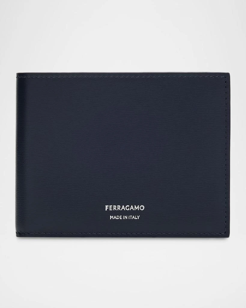 Salvatore Ferragamo Men's Florence Palmellato Calfskin Bifold Wallet 1