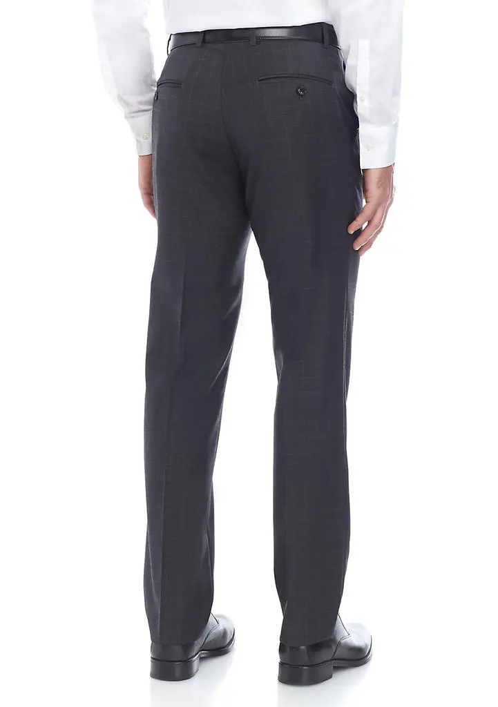 Tommy Hilfiger Sharkskin Windowpane Stretch Classic Fit Pants Separate 2