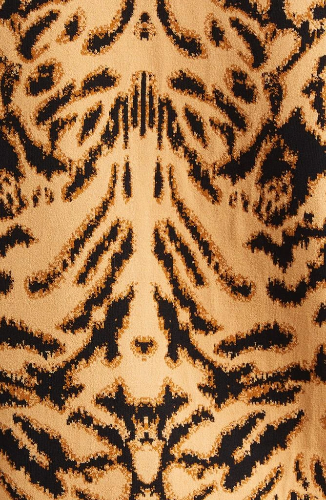 Ulla Johnson Payton Metallic Tiger Jacquard Cardigan 7
