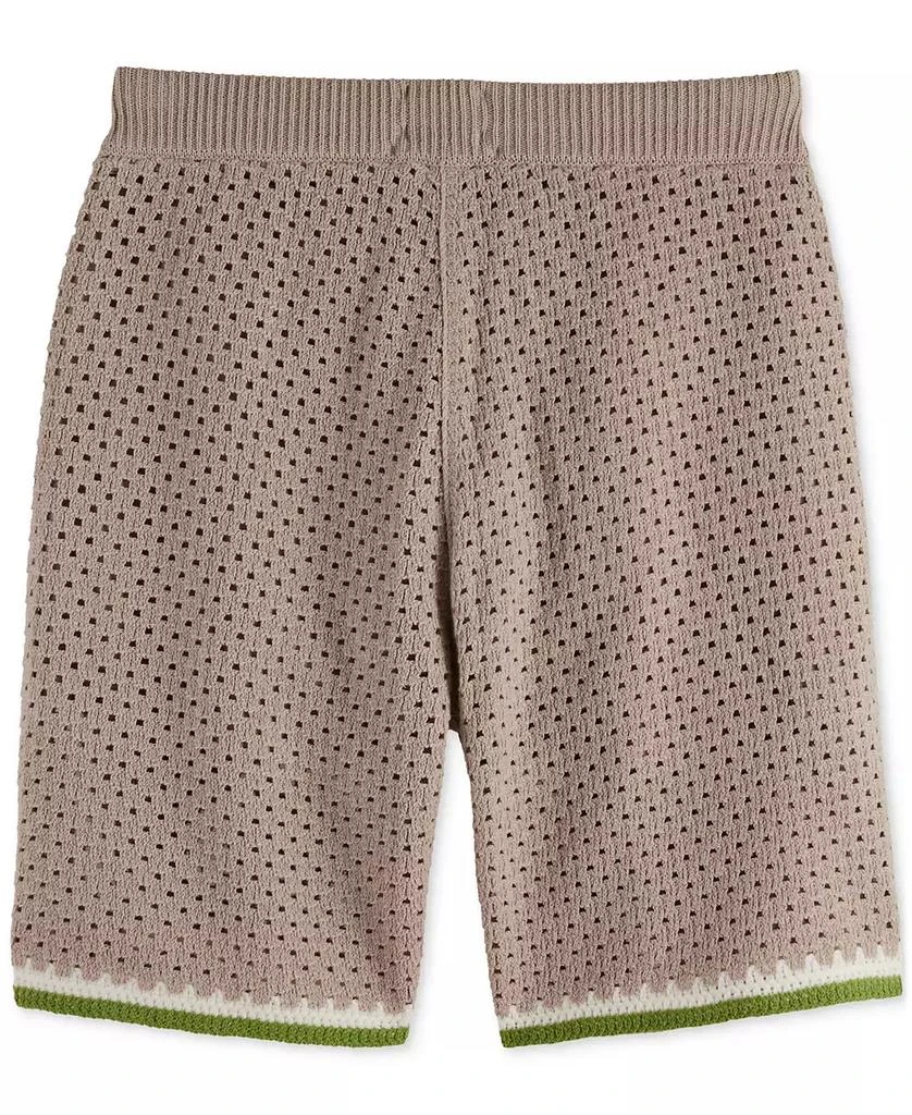 Scotch & Soda Men's Relaxed-Fit Knit Crocheted Shorts 6