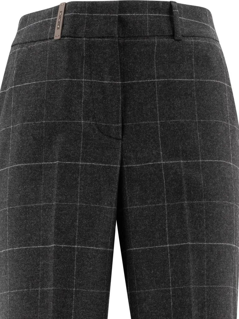 Peserico Peserico Check Pattern Pants 3