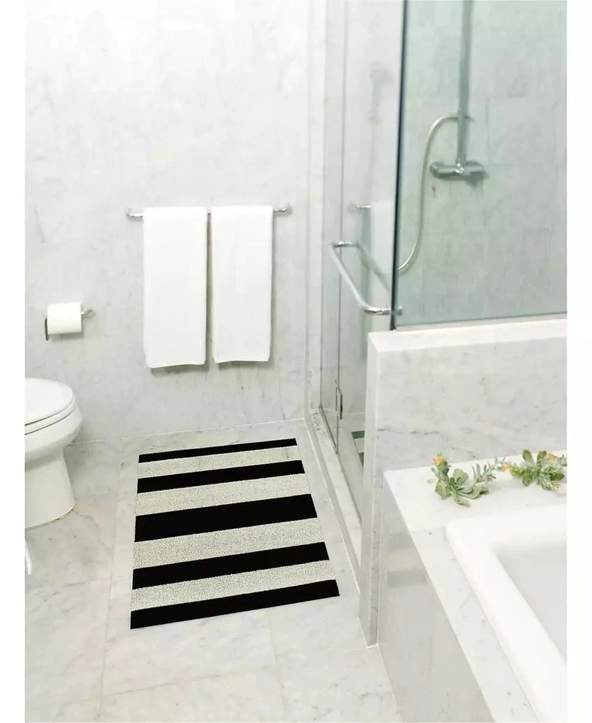 Chilewich Bold Stripe Shag Mat 24"x36" 4