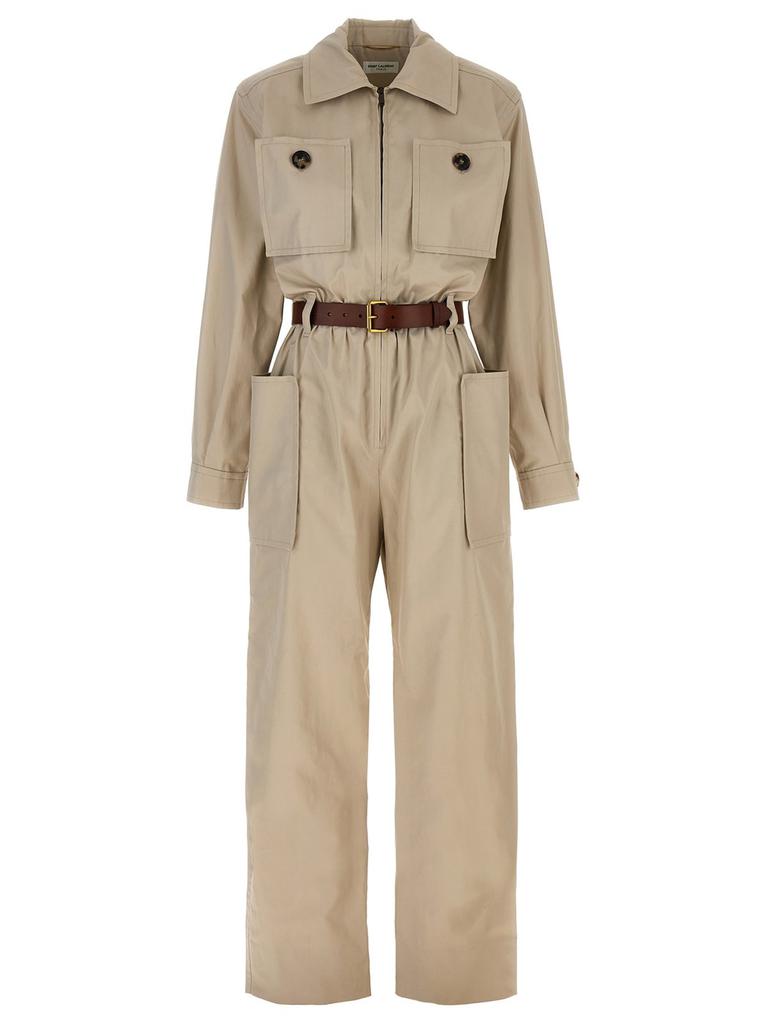 【関税&送料込】Saint Laurent Brown Tights Jumpsuit Yves Saint Laurent Brown tights jumpsuit - Accessories