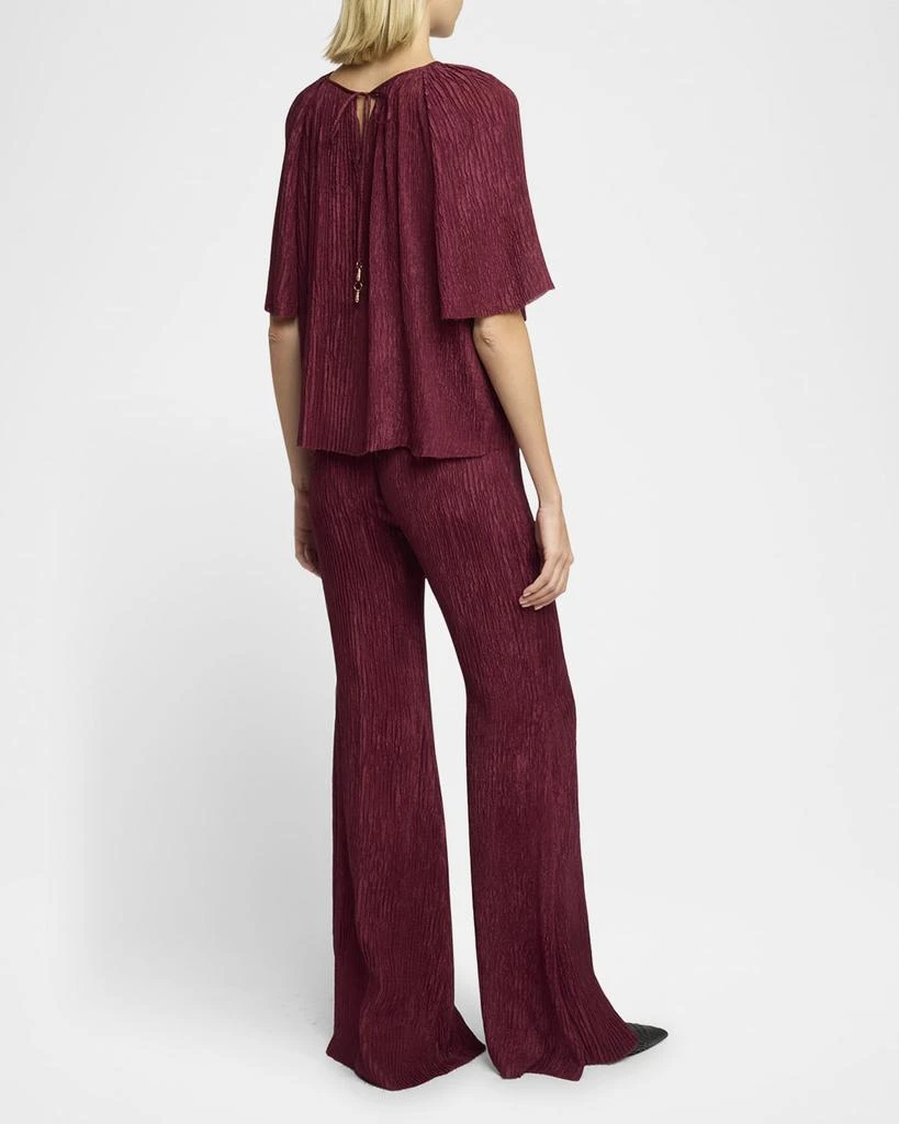 Gabriela Hearst Nula Plisse Silk Top 3